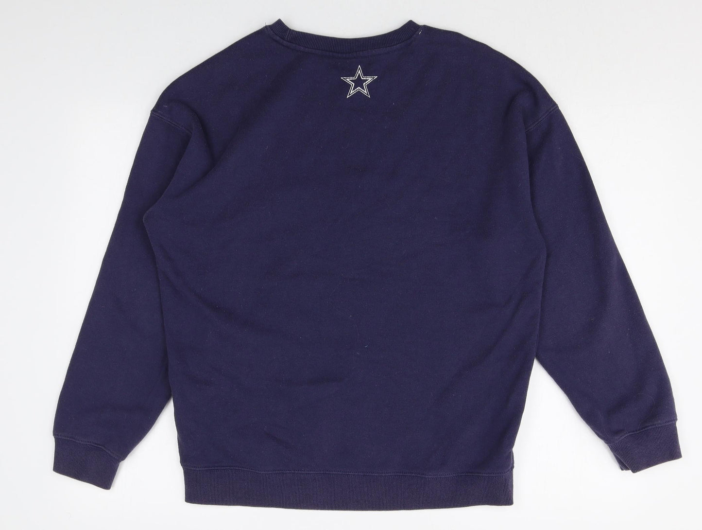 NFL Mens Blue Polyester Pullover Sweatshirt Size S - Dallas Cowboys