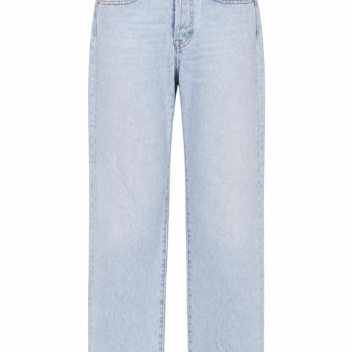 H&M Womens Blue Cotton Straight Jeans Size 26 in L25 in Regular Button