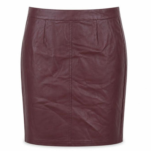 Noisy may Womens Red Polyester Straight & Pencil Skirt Size 26 in Zip