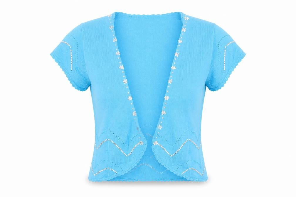 Gap Womens Blue V-Neck 100% Cotton Cardigan Jumper Size S