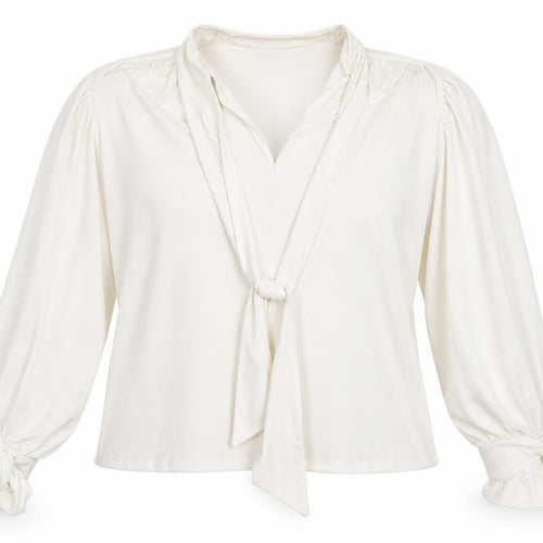 Mango Womens White Polyester Basic Blouse Size M V-Neck