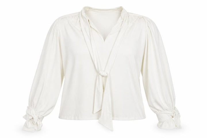 Mango Womens White Polyester Basic Blouse Size M V-Neck