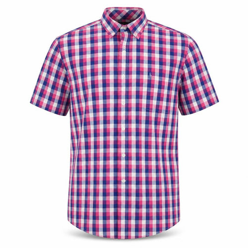 TAILORBYRD Mens Multicoloured Check Cotton Button-Up Size M Collared Button