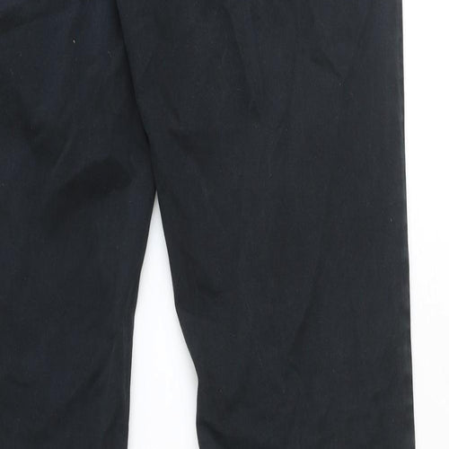 NEXT Mens Blue Cotton Chino Trousers Size 34 in Regular Zip