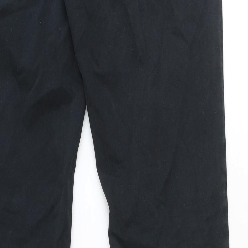 NEXT Mens Blue Cotton Chino Trousers Size 34 in Regular Zip