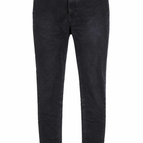 Monki Womens Black Cotton Straight Jeans Size 29 in Extra-Slim Zip
