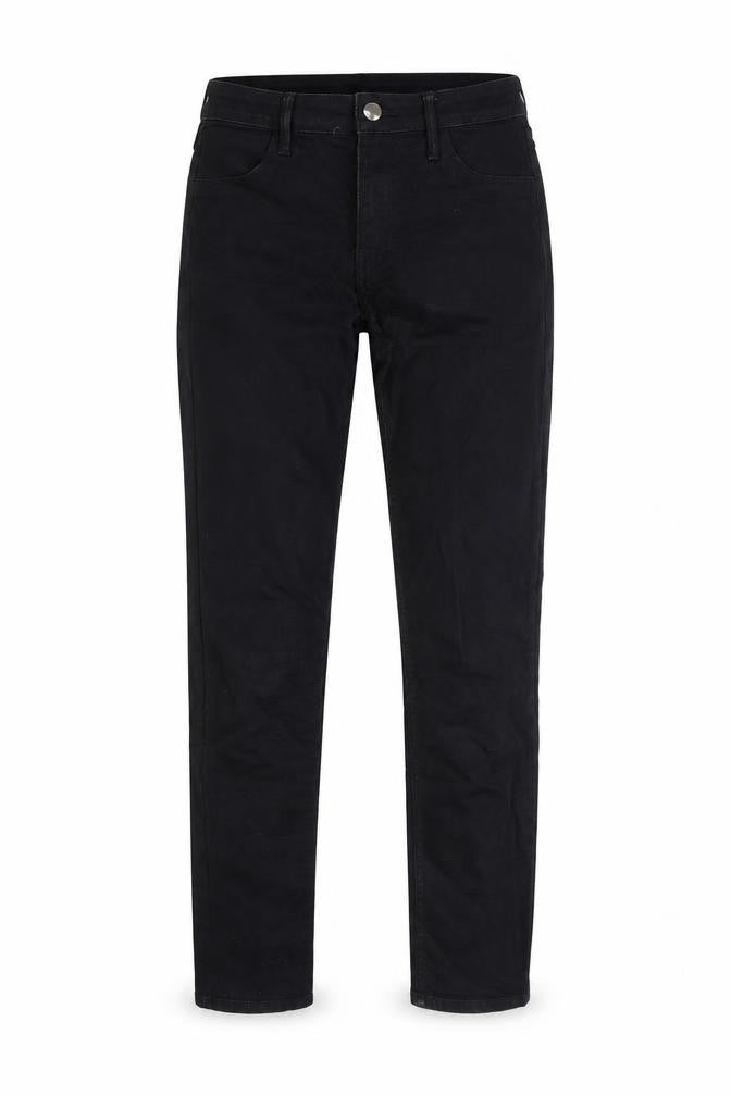 Denim Womens Black Cotton Straight Jeans Size 30 in Relaxed Zip