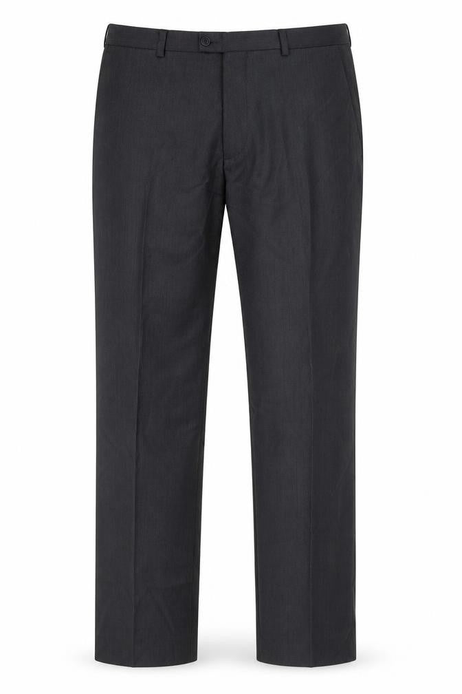 Preworn Mens Black Wool Dress Pants Trousers Size 34 in Regular Zip