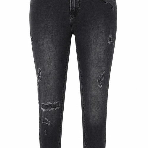 Denim & Co. Womens Black Cotton Skinny Jeans Size 10 Regular Zip