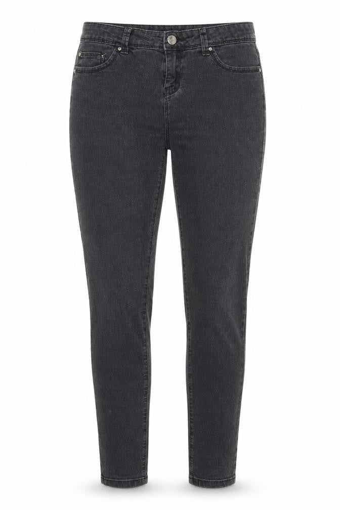 Denim & Co. Womens Black Cotton Skinny Jeans Size 10 Regular Zip