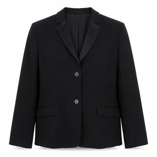 Country Road Womens Black Wool Jacket Suit Jacket Size 12