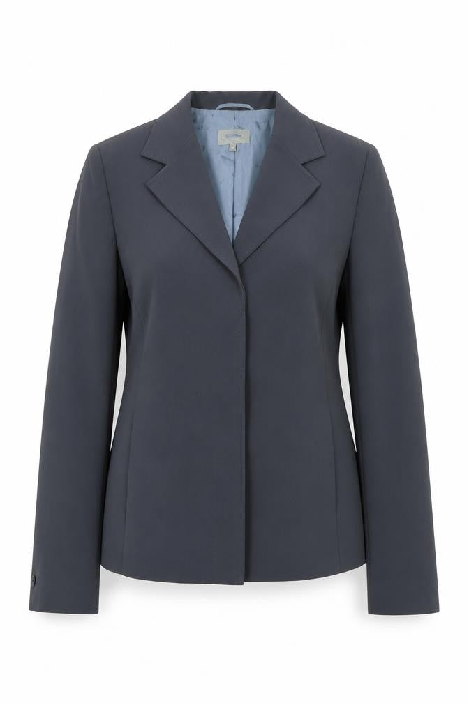 Marks & Spencer Womens Grey Polyester Jacket Blazer Size 10 Button