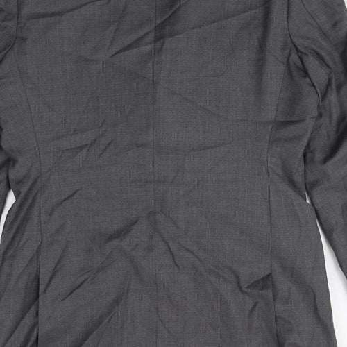 DAVID KOKE Mens Grey Polyester Jacket Suit Jacket Size 44 Regular