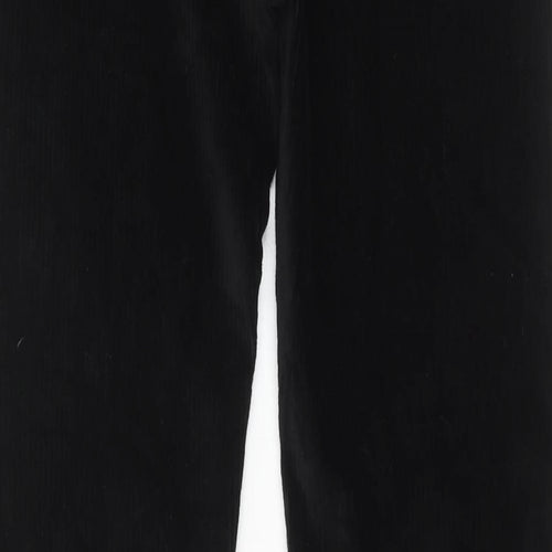 Marks and Spencer Womens Black Cotton Capri Leggings Size 12 Regular
