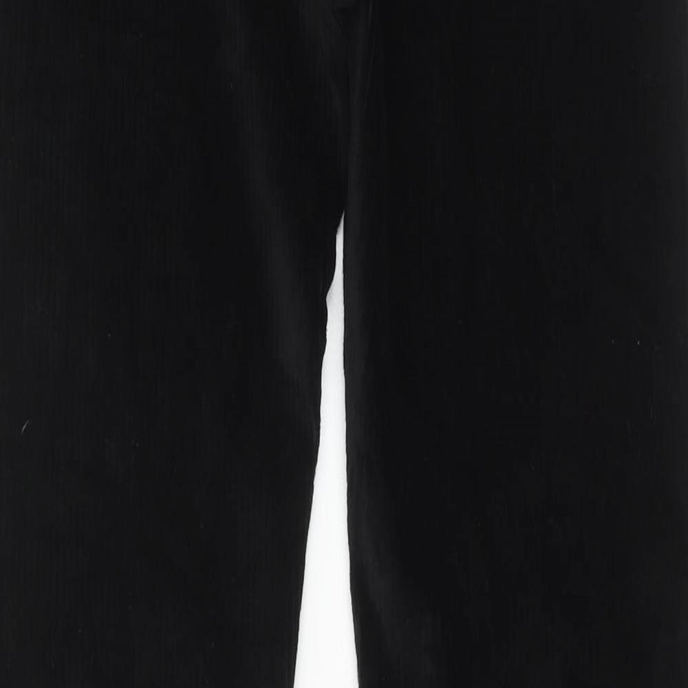 Marks and Spencer Womens Black Cotton Capri Leggings Size 12 Regular