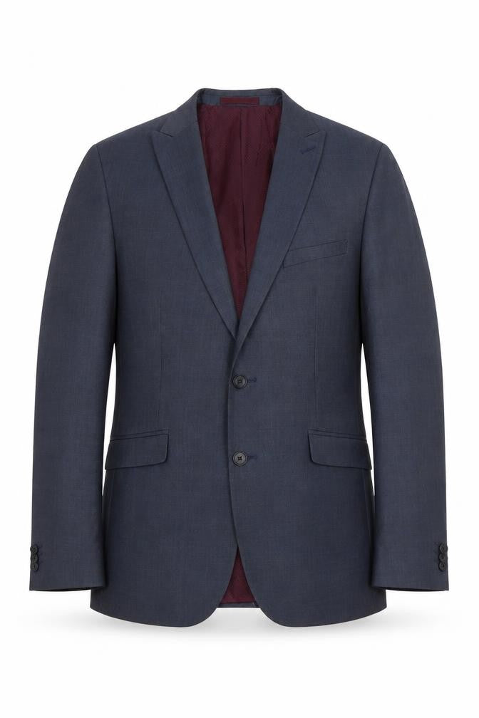 LORD & TAYLOR Mens Grey Polyester Jacket Suit Jacket Size M Regular