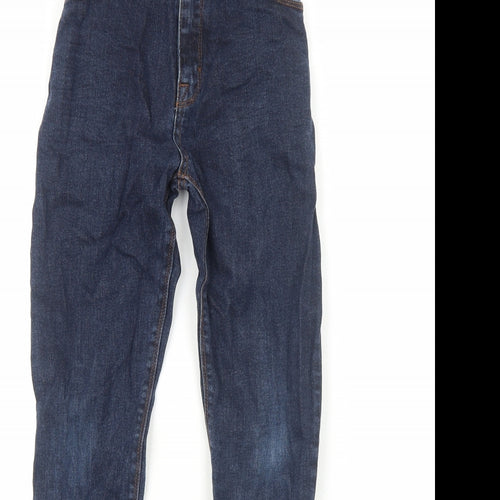 NEXT Boys Blue Cotton Skinny Jeans Size 13 Years Regular Zip