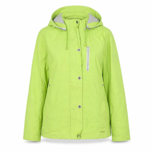 Front view of Esprit De La Mer women’s green jacket, size XL, zip