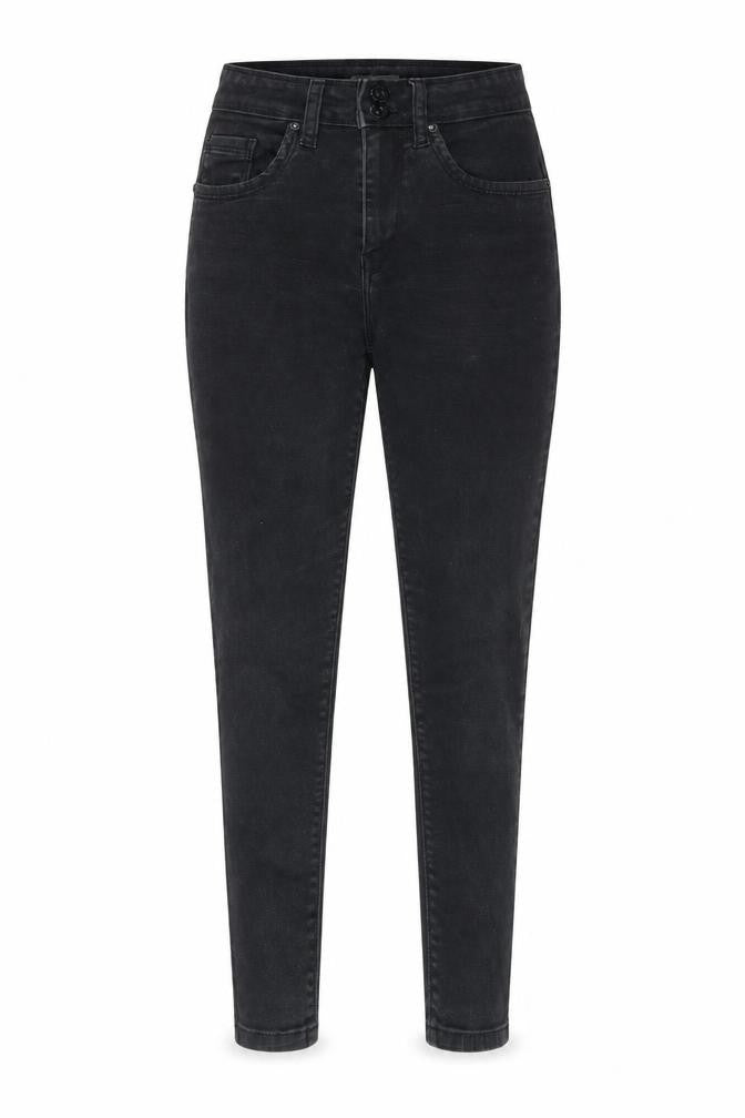 DNMX Womens Black Cotton Skinny Jeans Size 26 in Regular Button