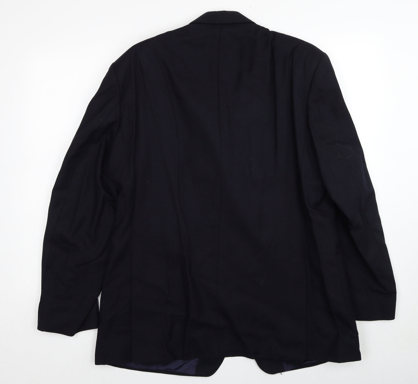 First Impressions Mens Blue Wool Jacket Suit Jacket Size 44 Regular