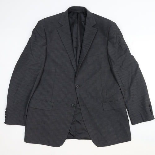 Marks and Spencer Mens Grey Wool Jacket Suit Jacket Size 42 Regular