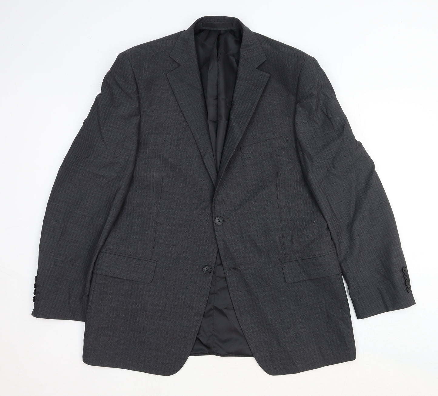 Marks and Spencer Mens Grey Wool Jacket Suit Jacket Size 42 Regular