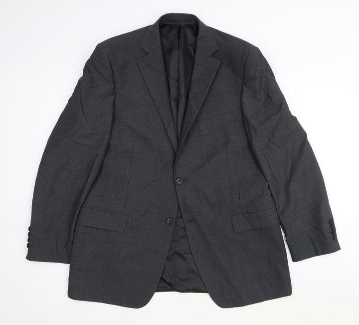 Marks and Spencer Mens Grey Wool Jacket Suit Jacket Size 42 Regular