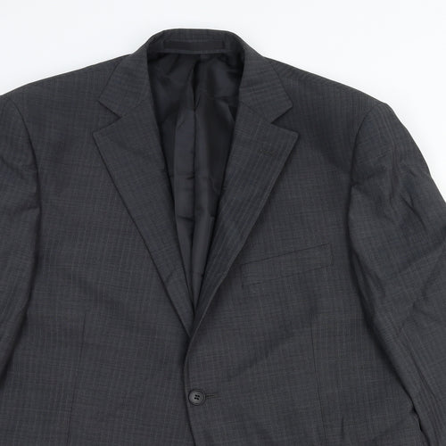 Marks and Spencer Mens Grey Wool Jacket Suit Jacket Size 42 Regular