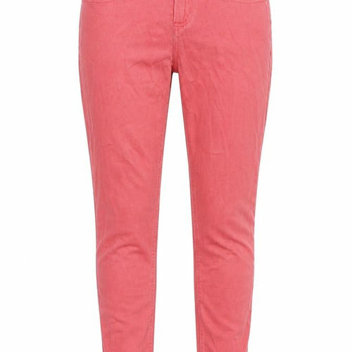 Denim 24/7 Womens Pink Cotton Skinny Jeans Size 10 Regular Zip