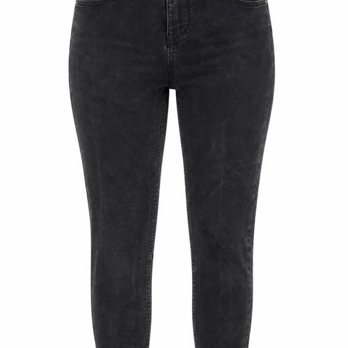 New Look Womens Black Cotton Skinny Jeans Size 10 Regular Zip