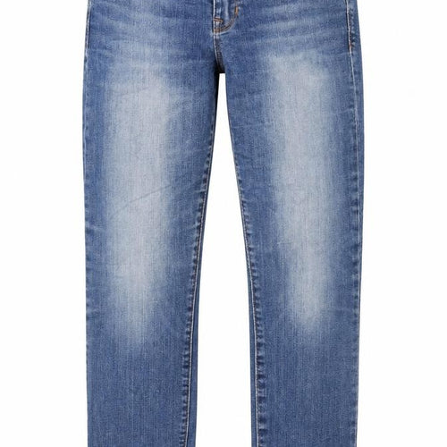 Gap Mens Blue Cotton Straight Jeans Size 28 in Regular Zip - Short Leg