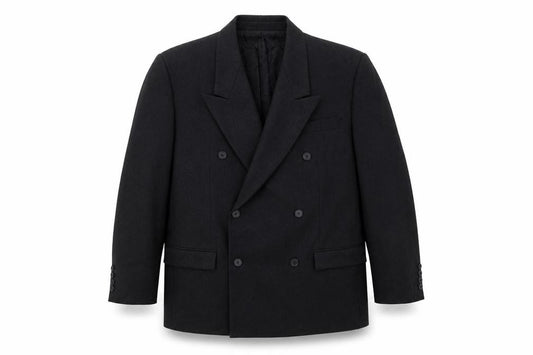 Front view of Next men’s grey wool jacket suit jacket, size 42, regular