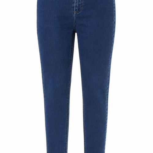 Marks and Spencer Womens Blue Cotton Jegging Jeans Size 8 L28 in Regular Button