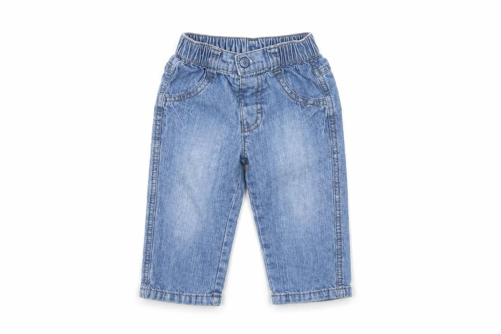 George Boys Blue Cotton Jogger Jeans Size 6-9 Months L50 cm Button