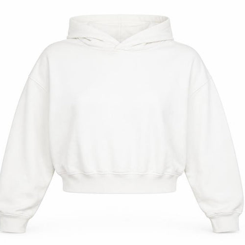 House Brand Womens White Cotton Pullover Hoodie Size XS Pullover - Size XS-S
