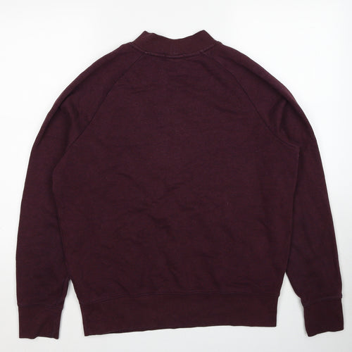 Topman Mens Red Cotton Pullover Sweatshirt Size M