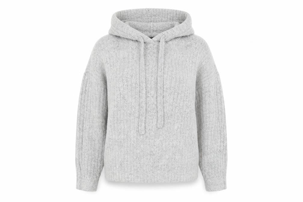 Brave Soul Womens Grey Round Neck Acrylic Pullover Jumper Size S