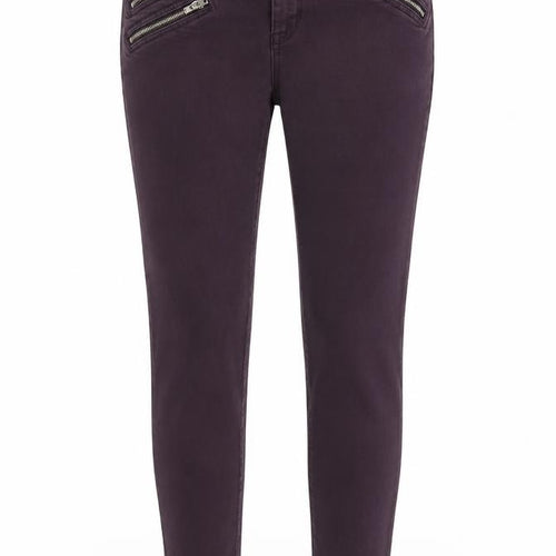 Gap Womens Purple Cotton Skinny Jeans Size 8 Regular Zip