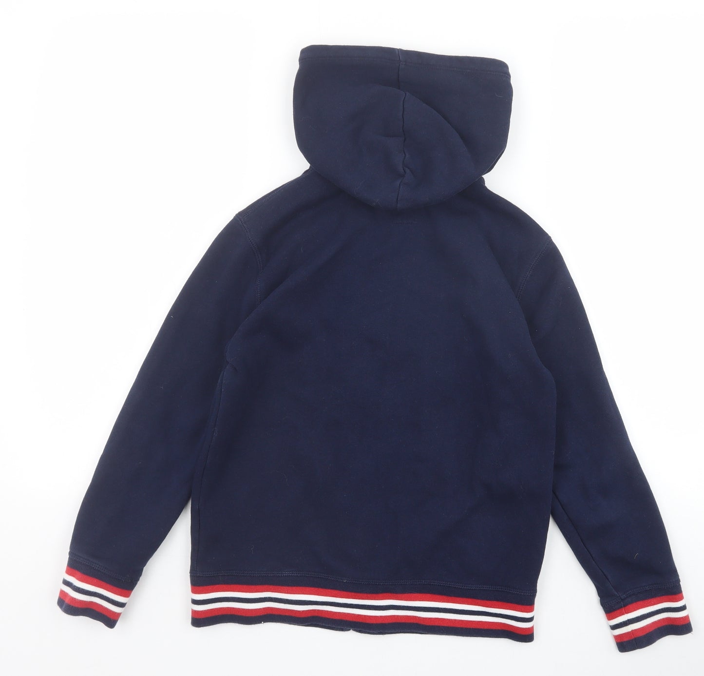 Gap Boys Blue Cotton Full Zip Hoodie Size 10 Years Zip