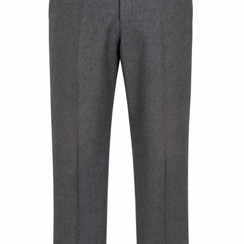 Skopes Mens Grey Polyester Dress Pants Trousers Size 34 in Regular Zip