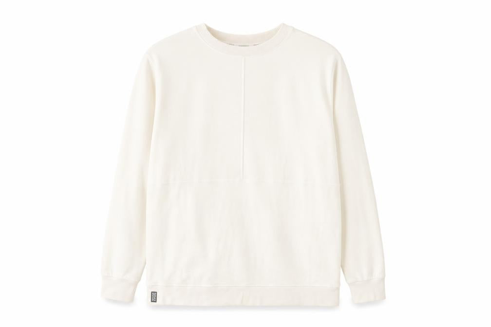 Marks & Spencer Womens Ivory Polyester Pullover Sweatshirt Size M Pullover