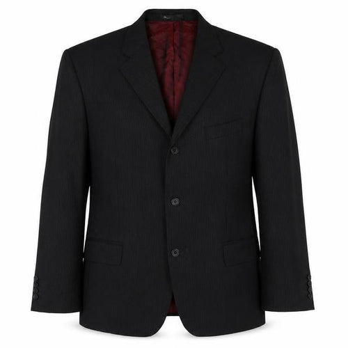 BHS Mens Black Polyester Jacket Suit Jacket Size 44 Regular