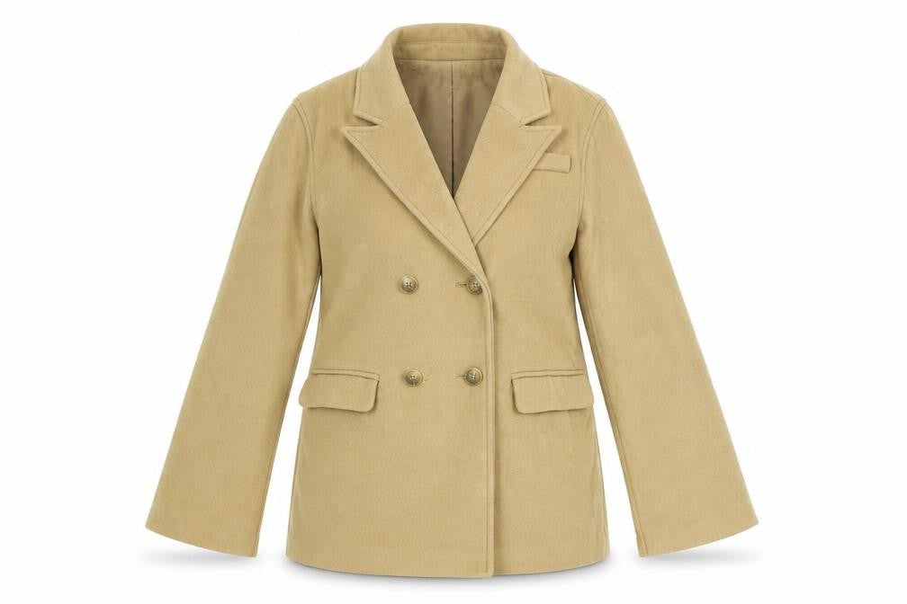 SHEIN Womens Brown Jacket Size M Button