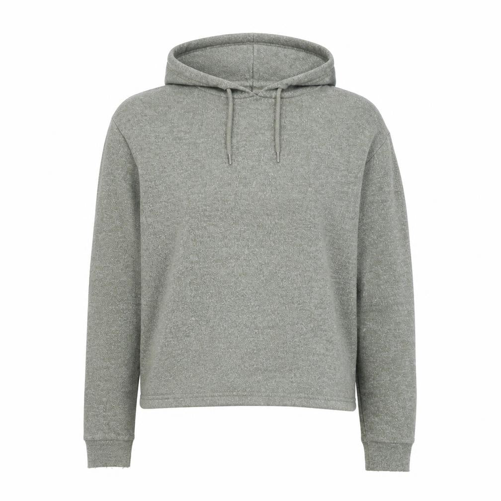 Front view of Primark women’s green viscose pullover hoodie, size XS, pullover