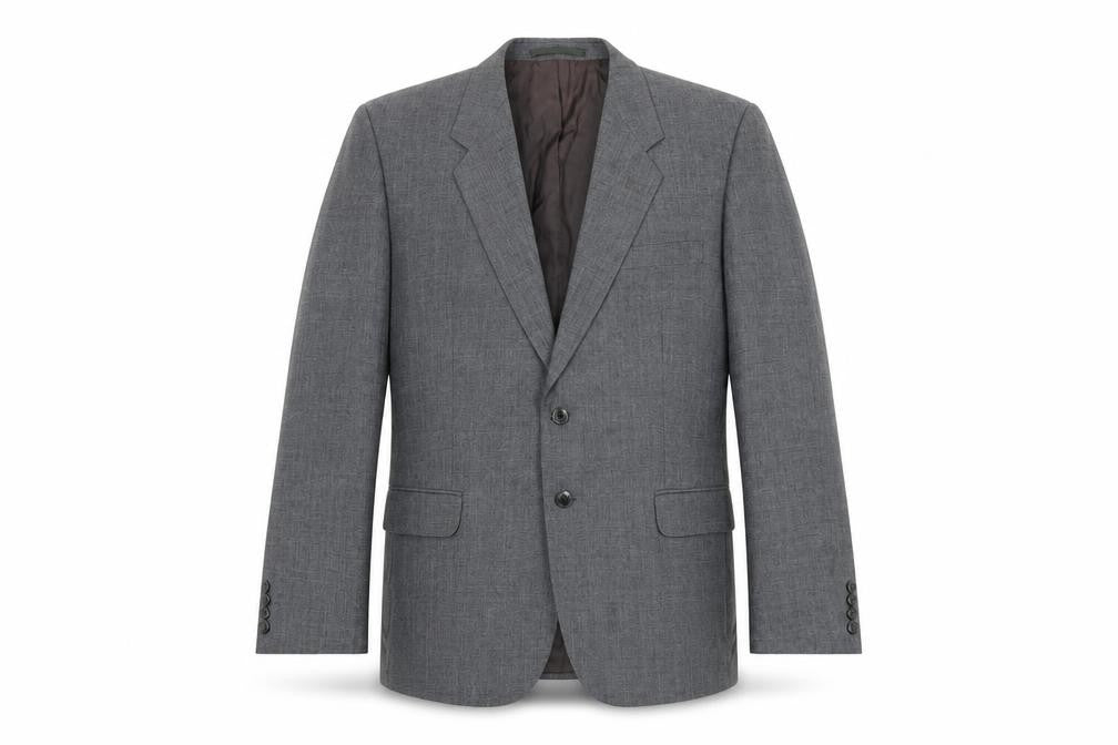 St Michael Mens Grey Wool Jacket Suit Jacket Size 40 Regular