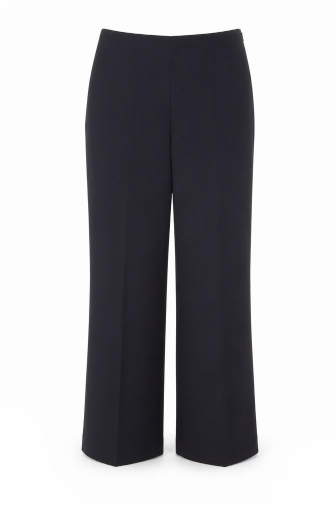 Marks and Spencer Womens Blue Polyester Dress Pants Trousers Size 10 L24 in Regular