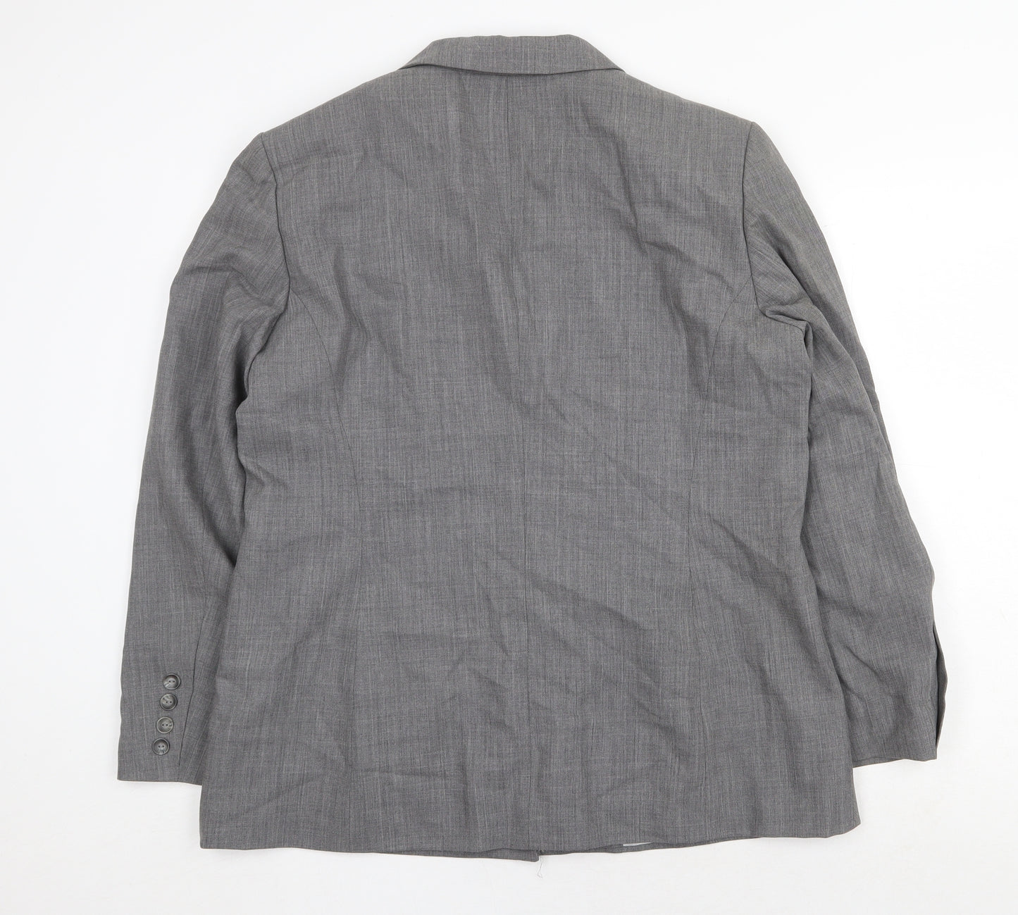 Betty Barclay Womens Grey Wool Jacket Suit Jacket Size L