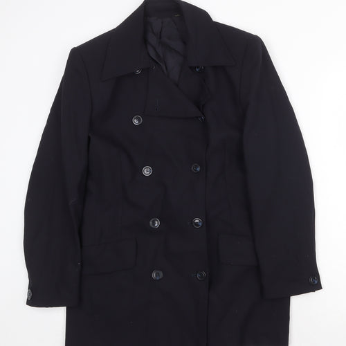 St Michael Womens Blue Jacket Blazer Size 10 Button