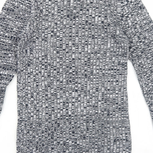 NEXT Womens Blue Round Neck Cotton Pullover Jumper Size 10 Pullover