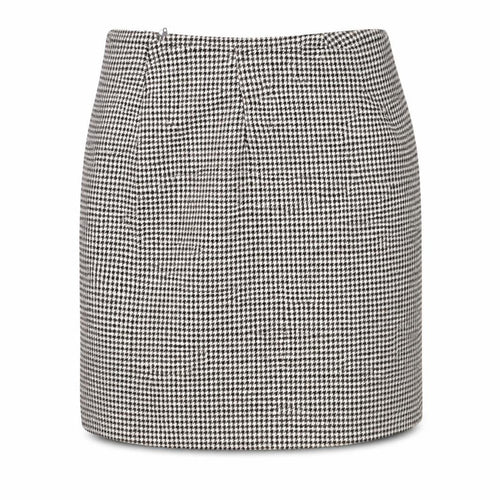 New Look Womens Multicoloured Plaid Polyester Straight & Pencil Skirt Size 6 Zip